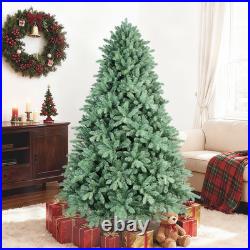 9 Ft Blue Spruce Artificial Christmas Tree Full Xmas Tree with 4368 PE&PVC Tips