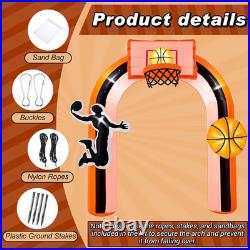 9 Ft Giant Basket Inflation Arch for Basketball Party Decorate with 1 Blower