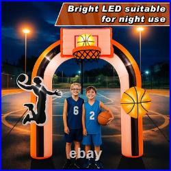 9 Ft Giant Basket Inflation Arch for Basketball Party Decorate with 1 Blower