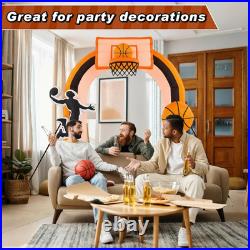 9 Ft Giant Basket Inflation Arch for Basketball Party Decorate with 1 Blower