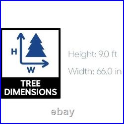 9 Ft National Tree Company Dunhill Fir Artificial Tree, Incandescent Lights