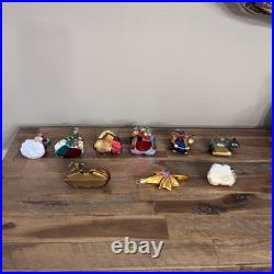 9 Piece Boxed Nativity Blown Glass Christmas Ornaments by Old World Christmas 9 Piece Boxed Nativity Blown Glass Christmas Ornaments by Old World Christmas
