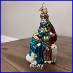 9 Piece Boxed Nativity Blown Glass Christmas Ornaments by Old World Christmas