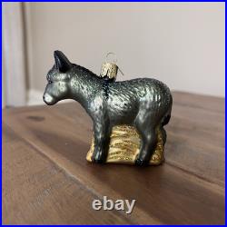 9 Piece Boxed Nativity Blown Glass Christmas Ornaments by Old World Christmas