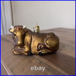 9 Piece Boxed Nativity Blown Glass Christmas Ornaments by Old World Christmas