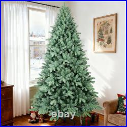 9 ft Blue Spruce Artificial Christmas Tree Home Decore &3268 PE/PVC Branch Tip