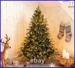 9 ft Pre-Lit Artificial Christmas Tree Classic Blue Spruce Tree with 700 Lights