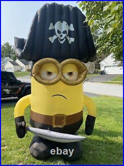 9ft Airblown Inflatable Pirate Minion #0659322 2015 Gemmy