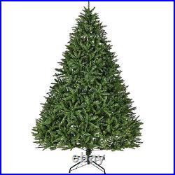 9ft Artificial Christmas Tree Folding Stand, PVC Xmas Tree with3655 Branch Tips