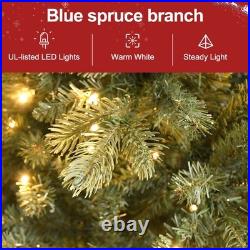 9ft Prelit Blue Spruce Christmas Tree PE/PVC Artificial Xmas Tree & 1150 Light 9ft Prelit Blue Spruce Christmas Tree PE/PVC Artificial Xmas Tree & 1150 Light