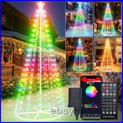 9ft Smart LED Christmas Cone Tree Light, Outdoor Lighted Christmas Tree Lighte 9ft Smart LED Christmas Cone Tree Light, Outdoor Lighted Christmas Tree Lighte