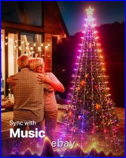 9ft Smart LED Christmas Cone Tree Light, Outdoor Lighted Christmas Tree Lighte 9ft Smart LED Christmas Cone Tree Light, Outdoor Lighted Christmas Tree Lighte
