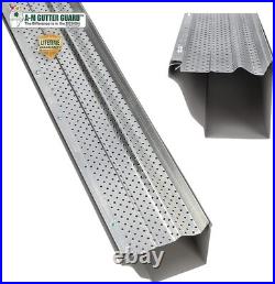 A-M Gutter Guard Heavy Duty Lifetime Quality 5 Inch 50 Feet, Mill Finish A-M Gutter Guard Heavy Duty Lifetime Quality 5 Inch 50 Feet, Mill Finish