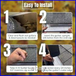 A-M Gutter Guard Heavy Duty Lifetime Quality 5 Inch 50 Feet, Mill Finish A-M Gutter Guard Heavy Duty Lifetime Quality 5 Inch 50 Feet, Mill Finish