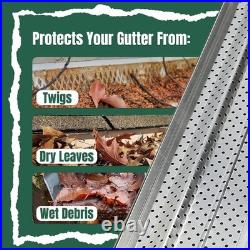 A-M Gutter Guard Heavy Duty Lifetime Quality 5 Inch 50 Feet, Mill Finish A-M Gutter Guard Heavy Duty Lifetime Quality 5 Inch 50 Feet, Mill Finish