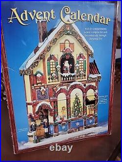Advent Calendar 24 Doors Wooden Victorian House With Original Box/Foam-Costco Advent Calendar 24 Doors Wooden Victorian House With Original Box/Foam-Costco
