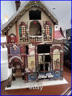 Advent Calendar 24 Doors Wooden Victorian House With Original Box/Foam-Costco Advent Calendar 24 Doors Wooden Victorian House With Original Box/Foam-Costco