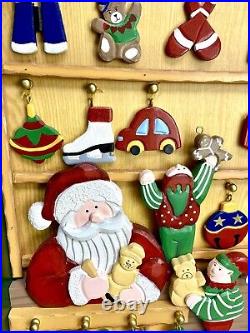 Advent Calendar Santa's Workshop Christmas Wood Compartment 24 Costco With Box Advent Calendar Santa's Workshop Christmas Wood Compartment 24 Costco With Box