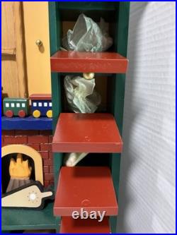 Advent Calendar Santa's Workshop Wooden by Kirkland Costco Holiday Christmas 24
