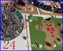 Advent Calendar Vintage Jewelry Lot 14k Gold 925 Rhinestones Gems Estate Gifts 2 Advent Calendar Vintage Jewelry Lot 14k Gold 925 Rhinestones Gems Estate Gifts 2