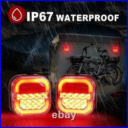 AgriEyes Halo Magnetic & Rechargeable Wireless Trailer Tow Lights LED Kit, Truck