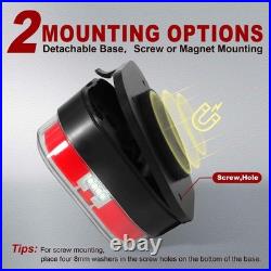 AgriEyes Halo Magnetic & Rechargeable Wireless Trailer Tow Lights LED Kit, Truck