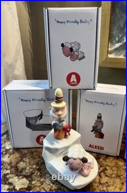 Alessi Happy Eternity Baby Presepe + Additional 9 Pieces- Mint- SOLD AS SET