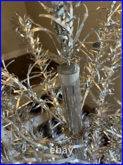 Aluminum Christmas Tree 6 Foot 53 Branches Limbs MCM T-8526-57 50's 60's Xmas