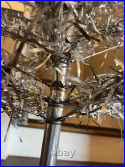 Aluminum Christmas Tree 6 Foot 53 Branches Limbs MCM T-8526-57 50's 60's Xmas