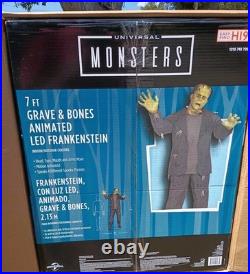 Animated LED 7FT. Frankenstein's Monster Animatronic Halloween Decor