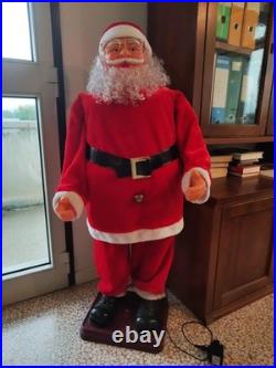 Animated Santa Claus Singing and Dancing, Santa Claus 120cm Tall Singer and Ball
