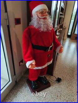 Animated Santa Claus Singing and Dancing, Santa Claus 120cm Tall Singer and Ball