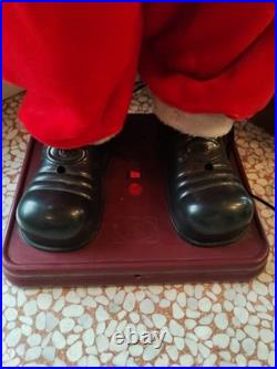 Animated Santa Claus Singing and Dancing, Santa Claus 120cm Tall Singer and Ball