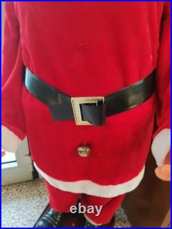 Animated Santa Claus Singing and Dancing, Santa Claus 120cm Tall Singer and Ball