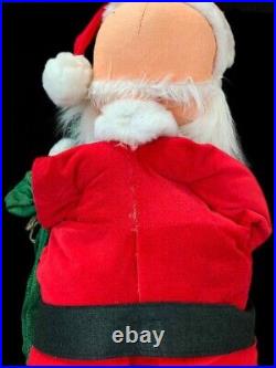Annalee Mobilitee 32 Santa Claus Green Sack Doll Decor Statue Christmas 1990 Annalee Mobilitee 32 Santa Claus Green Sack Doll Decor Statue Christmas 1990