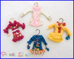Anthropologie 2007 VINTAGE Christmas Holiday Hand-made Dresses Ornaments Anthropologie 2007 VINTAGE Christmas Holiday Hand-made Dresses Ornaments