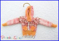 Anthropologie 2007 VINTAGE Christmas Holiday Hand-made Sweater Ornaments