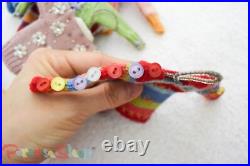 Anthropologie 2007 VINTAGE Christmas Holiday Hand-made Sweater Ornaments