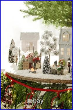 Anthropologie Concordville Zinc Mansard House Scalloped Edge Debossed Roof NEW