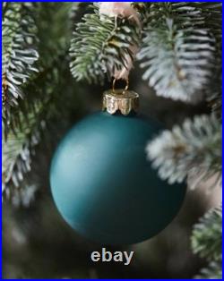 Anthropologie Glass Ball Ornaments Multicolored SET 1 BROKEN