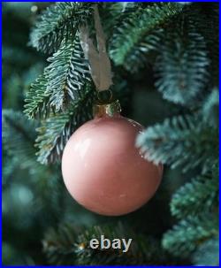 Anthropologie Glass Ball Ornaments Multicolored SET 1 BROKEN