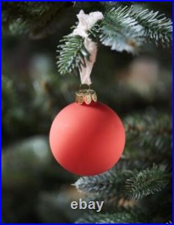 Anthropologie Glass Ball Ornaments Rainbow SET 25 Bulb Christmas Metallic 3 NEW