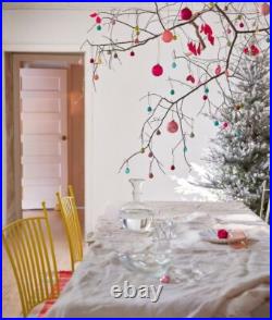 Anthropologie Glass Ball Ornaments Rainbow SET 25 Bulb Christmas Metallic 3 NEW