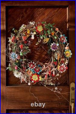 Anthropologie Good Cheer Bauble Mini Glass Ornaments Rainbow Christmas 100 NEW