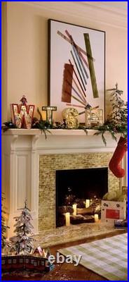 Anthropologie Light Up Scene Letters WISH