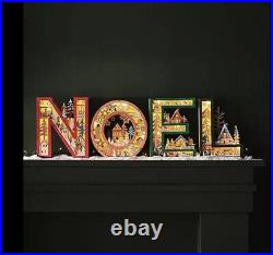 Anthropologie Monogram Wonderland Light-Up Scene Letter E New