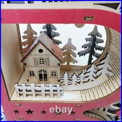 Anthropologie Wonderland Scene Monogram Light-Up Holiday Decoration Letter B