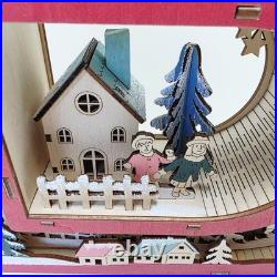 Anthropologie Wonderland Scene Monogram Light-Up Holiday Decoration Letter B