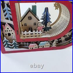 Anthropologie Wonderland Scene Monogram Light-Up Holiday Decoration Letter B