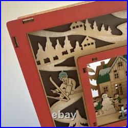 Anthropologie Wonderland Scene Monogram Light-Up Holiday Letter R NEW